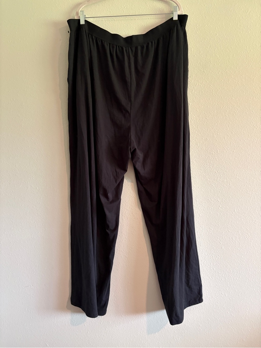 NWT Skims Boyfriend Loose Pant Women’s 4X Onyx Black Loungwear - Picture 3 of 4